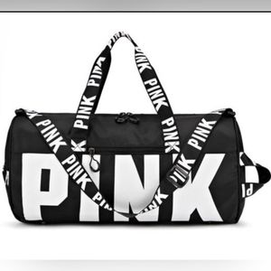 NWT VS PINK Duffle Bag Black